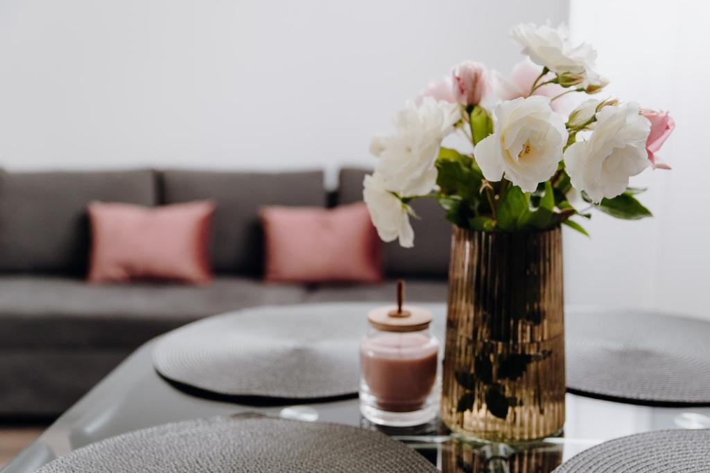 Posezení v ubytování Nyírfa Apartman