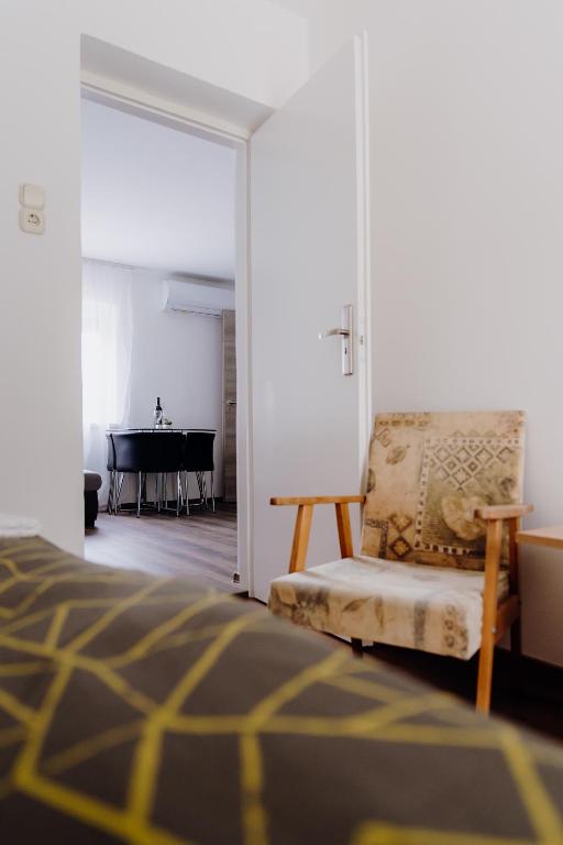 Posezení v ubytování Nyírfa Apartman