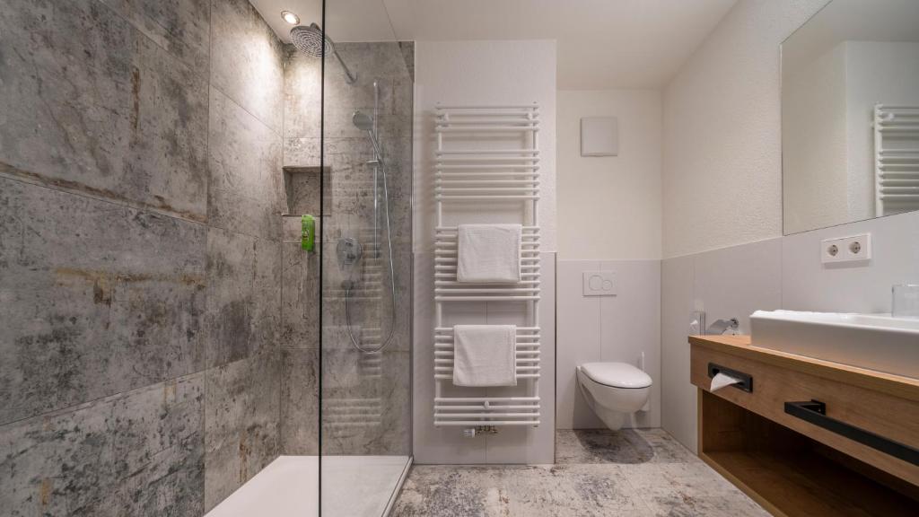 Koupelna v ubytování Hotel Lipprandt