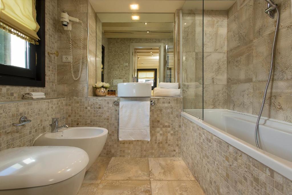 Koupelna v ubytování Relais Venezia