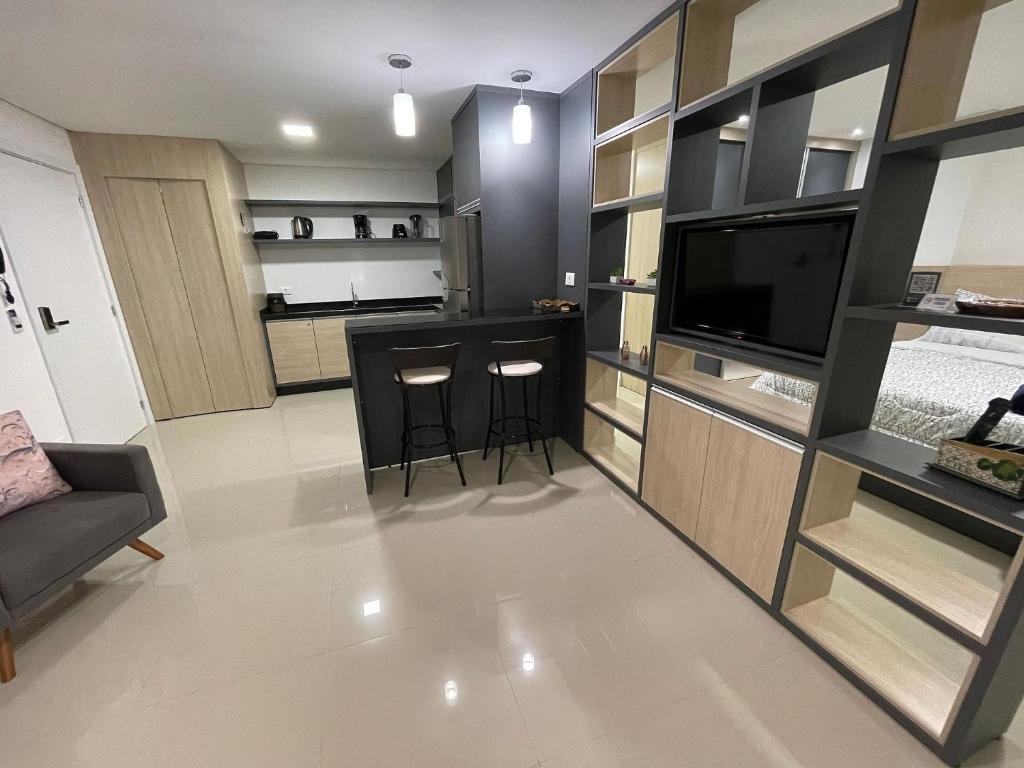  Novo Apt Studio no centro de FOZ com garagem