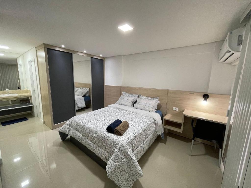  Novo Apt Studio no centro de FOZ com garagem