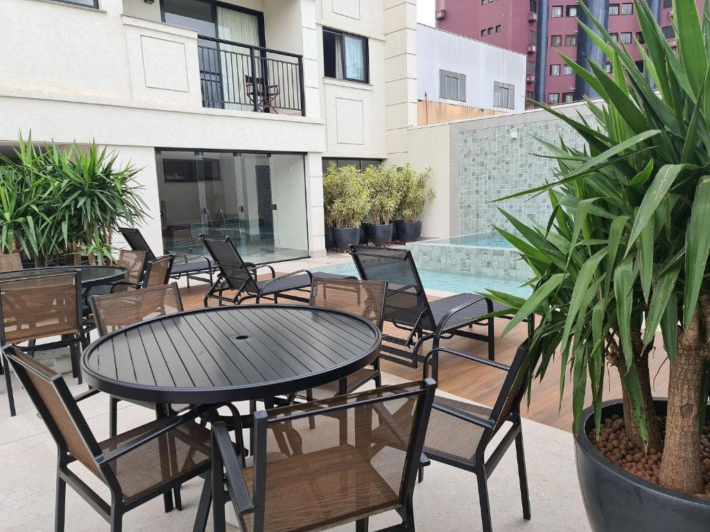  Novo Apt Studio no centro de FOZ com garagem