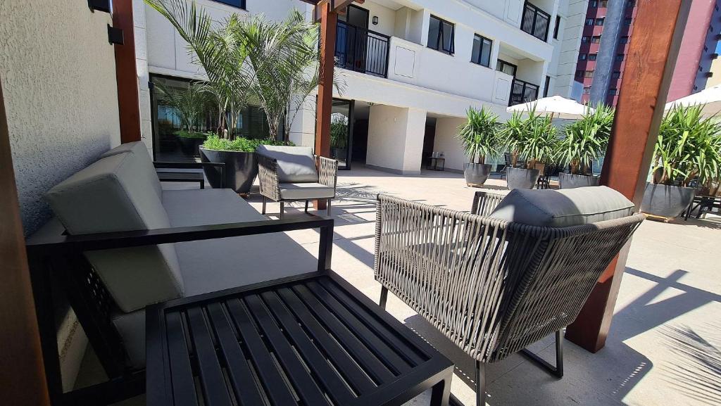  Novo Apt Studio no centro de FOZ com garagem
