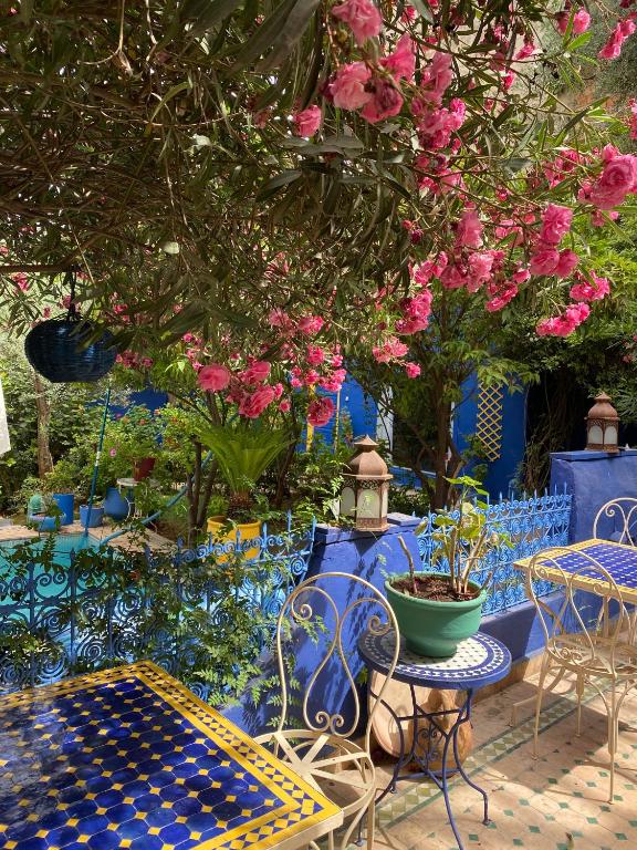 Zahrada ubytování Riad Jean Claude