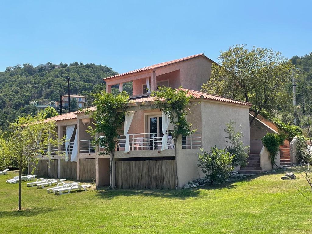 Zahrada ubytování Domaine de Pianiccia