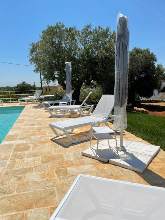Bazén v ubytování Trullo Nadia Ostuni nebo v jeho okolí