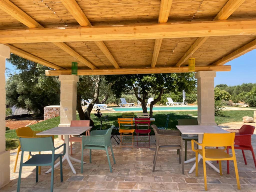 Patio nebo venkovní prostory v ubytování Trullo Nadia Ostuni