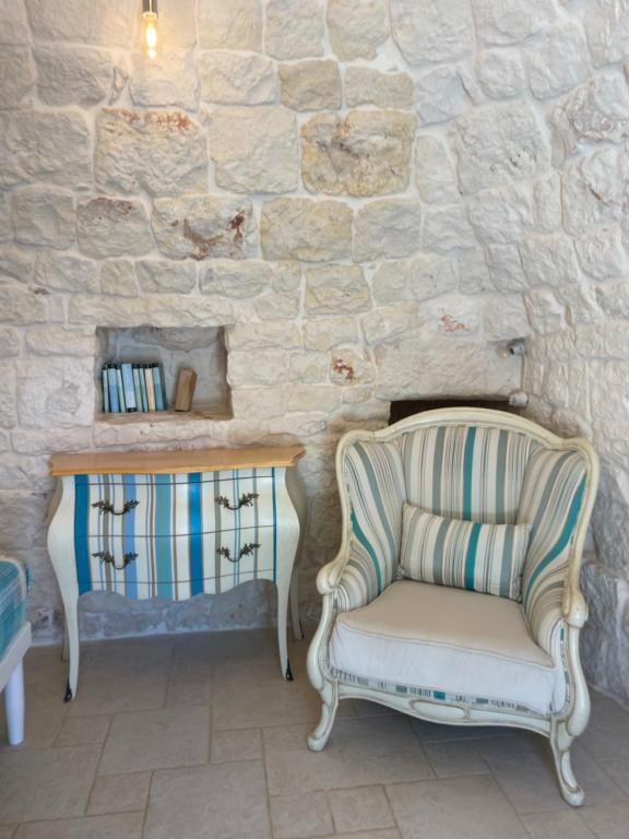 Posezení v ubytování Trullo Nadia Ostuni