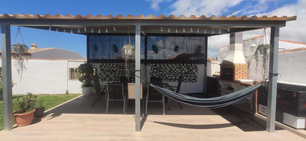 A patio or other outdoor area at Chalet Santi Playa de la Barrosa