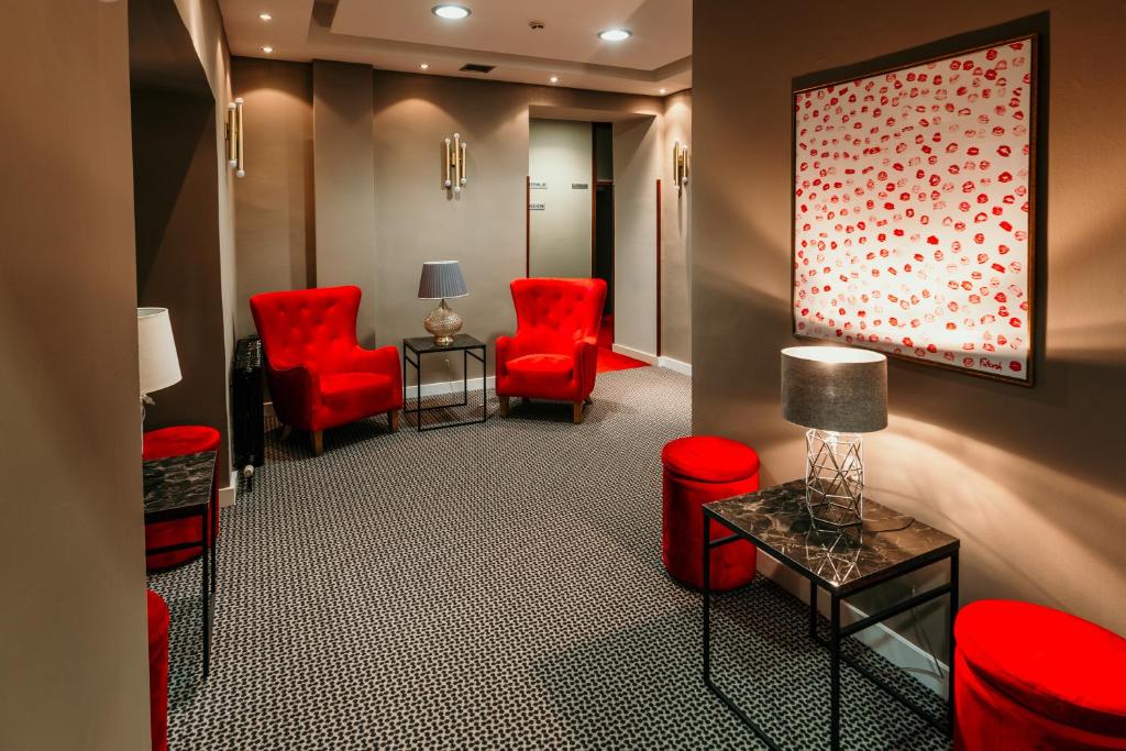 Prostor za sedenje u objektu Hotel Sahat