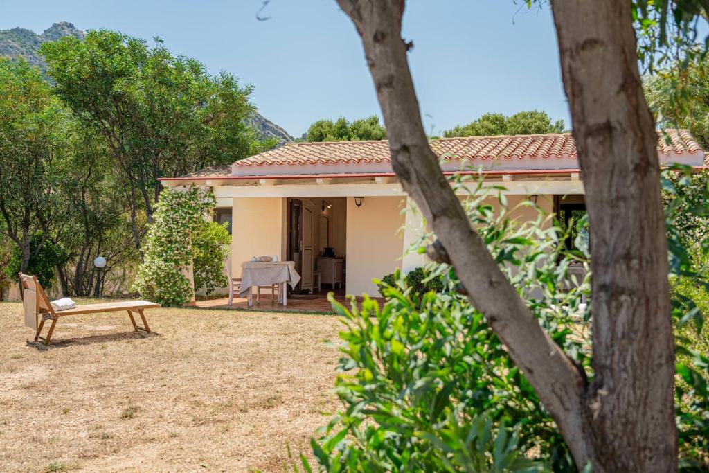 Zahrada ubytování Borgo Alba Barona Turismo Rurale
