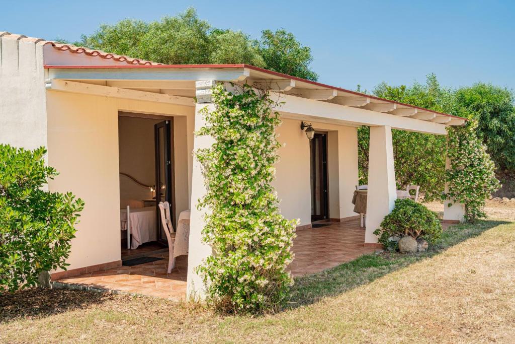 Zahrada ubytování Borgo Alba Barona Turismo Rurale
