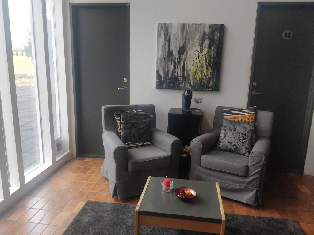 Posezení v ubytování Godaland Guesthouse