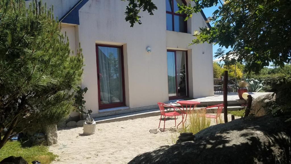 Zahrada ubytování Sud Bretagne Concarneau Tregunc Pont-avenTyruzall