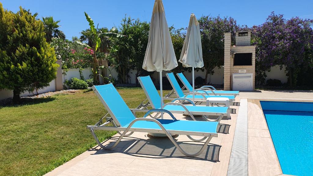 Bazén v ubytování Dalyan Villa Amazon nebo v jeho okolí