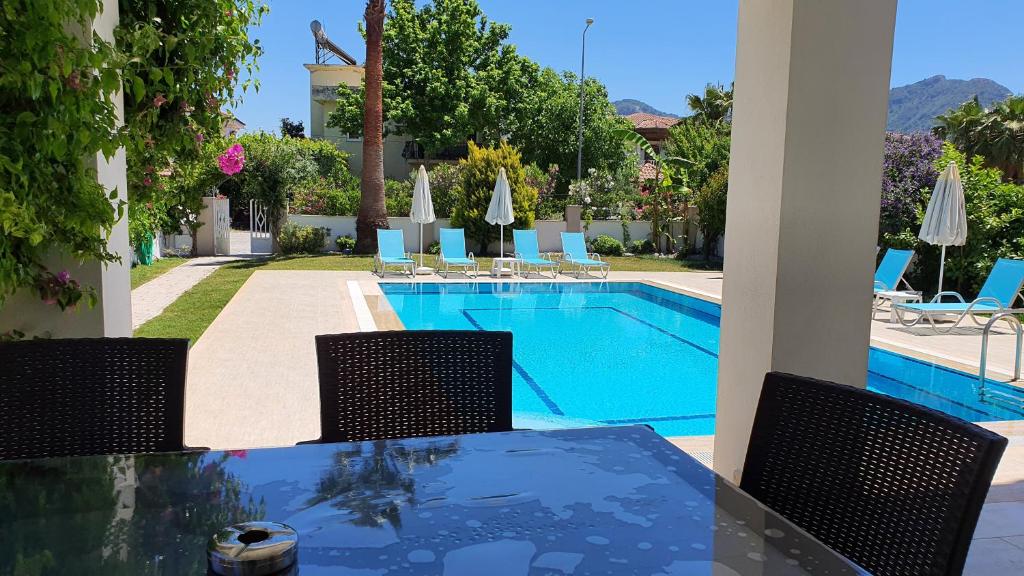 Bazén v ubytování Dalyan Villa Amazon nebo v jeho okolí