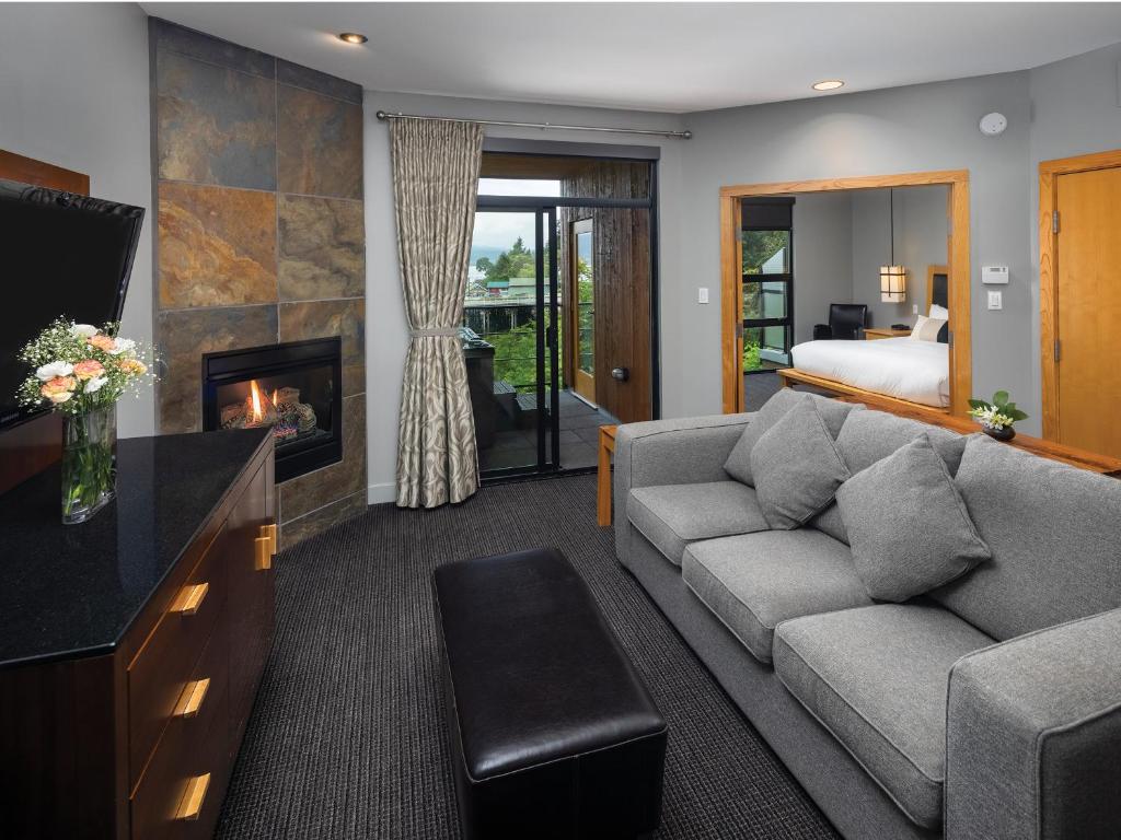 Posezení v ubytování Brentwood Bay Resort & Spa