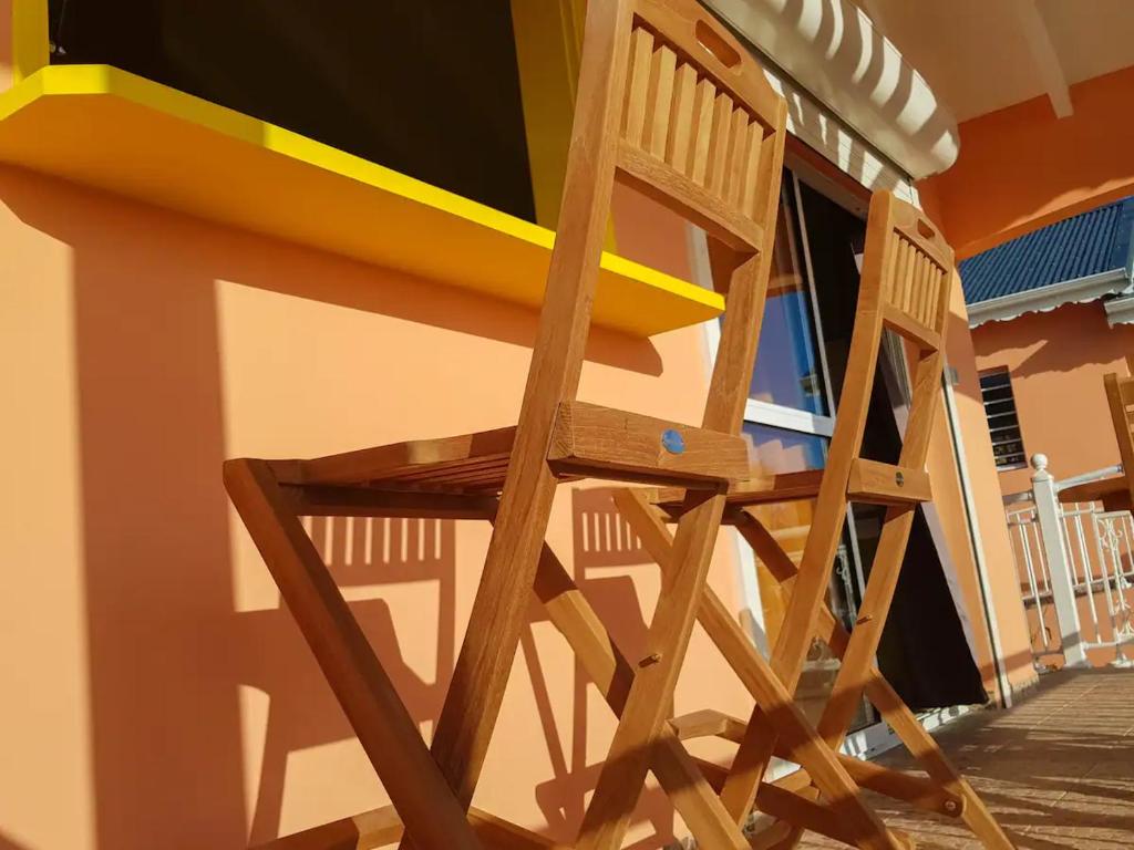 Balkón nebo terasa v ubytování Creole Nest