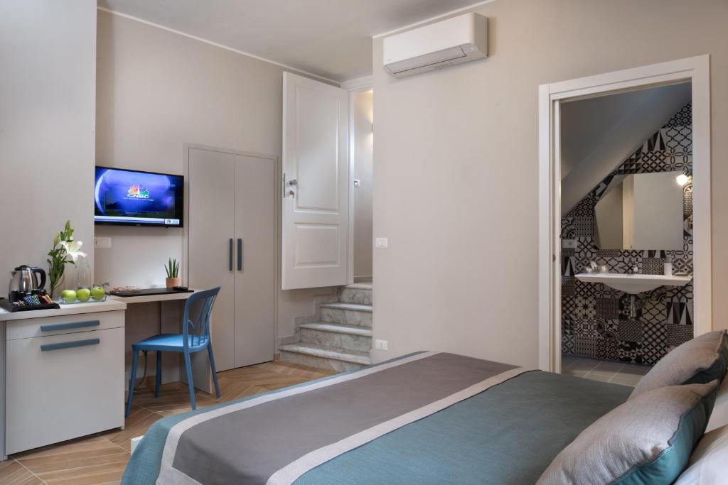 Telewizja i/lub zestaw kina domowego w obiekcie Casa Blandano B&B