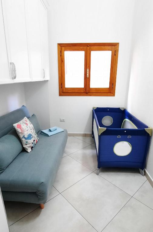 Część wypoczynkowa w obiekcie Smeralda Wave - Sea View Apartment