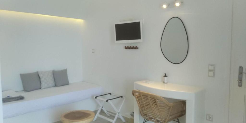 Villa Faros small hotel & restaurant - 带有海景的双人间