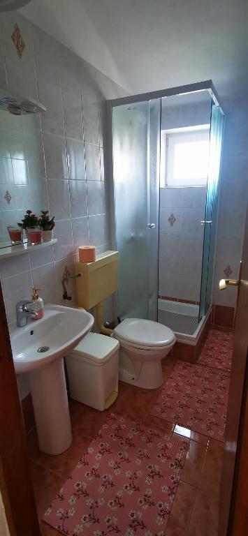 Koupelna v ubytování Apartments Marin, Kolan, Mandre, Pag