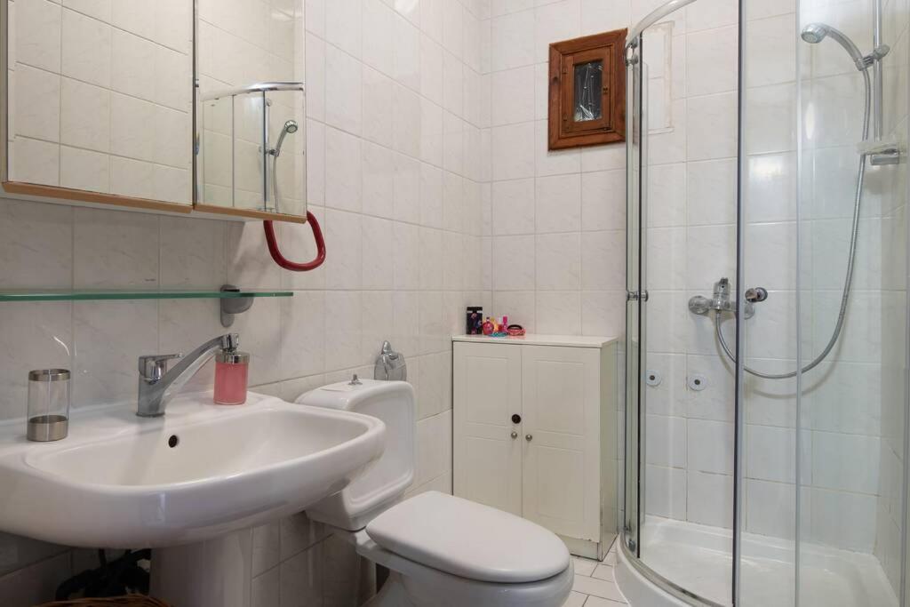 Koupelna v ubytování NUESTRO JARDÍN