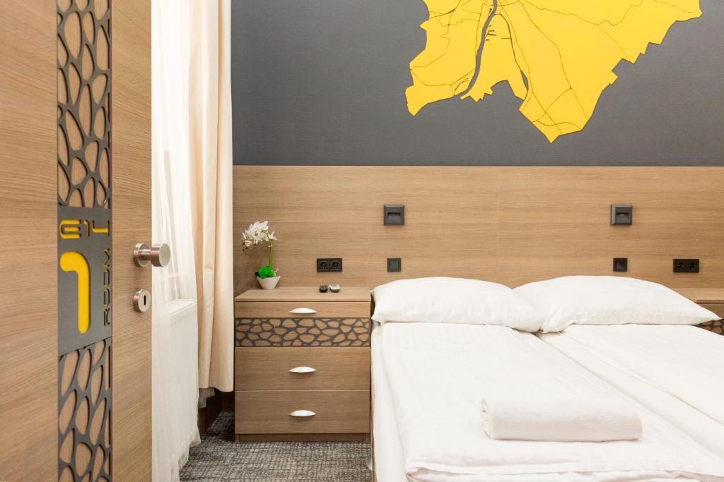 Posteľ alebo postele v izbe v ubytovaní E14 Design Hostel