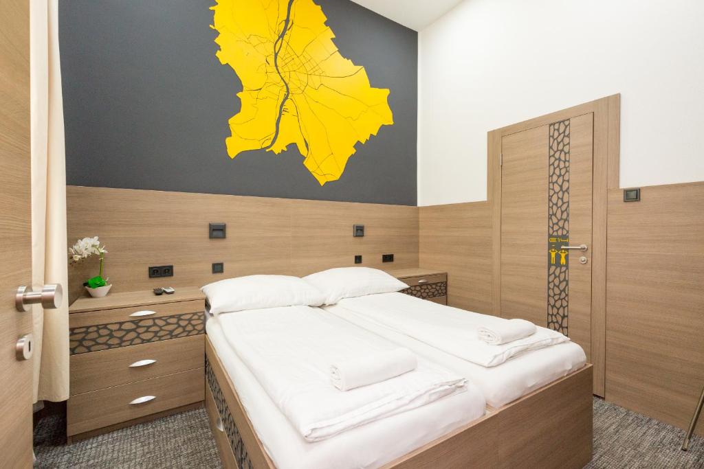 Posteľ alebo postele v izbe v ubytovaní E14 Design Hostel