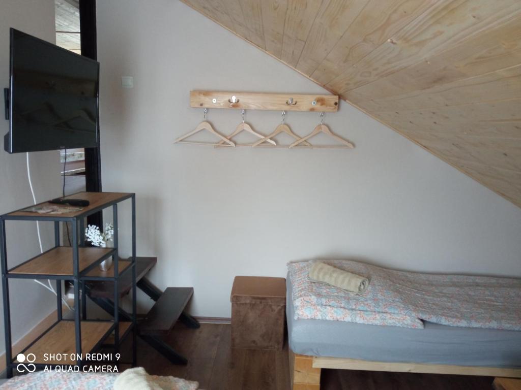 Postel nebo postele na pokoji v ubytování Nyírfás Camping