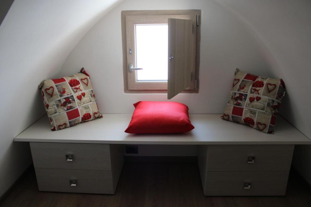 Postel nebo postele na pokoji v ubytování La Casetta 2.0
