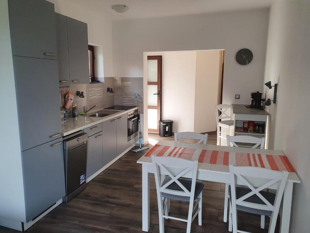 Kuchyňa alebo kuchynka v ubytovaní APARTMAN VIDA