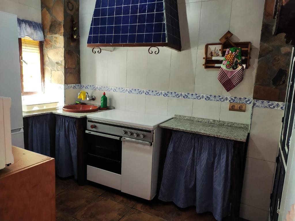 Kuchyň nebo kuchyňský kout v ubytování Alojamiento Rural Mendoza
