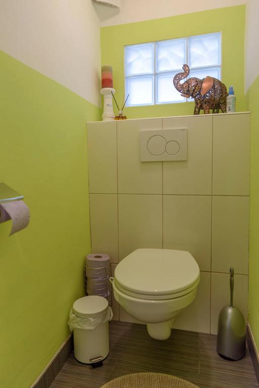 Koupelna v ubytování Trendapartment