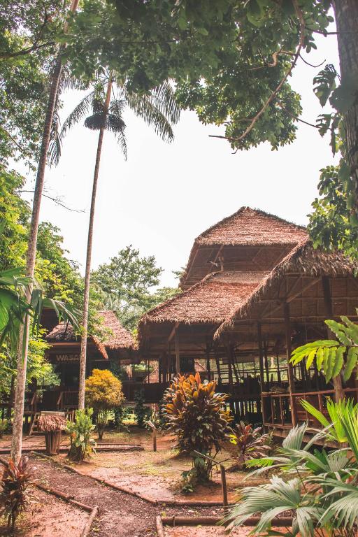 Zahrada ubytování Wasai Tambopata Lodge