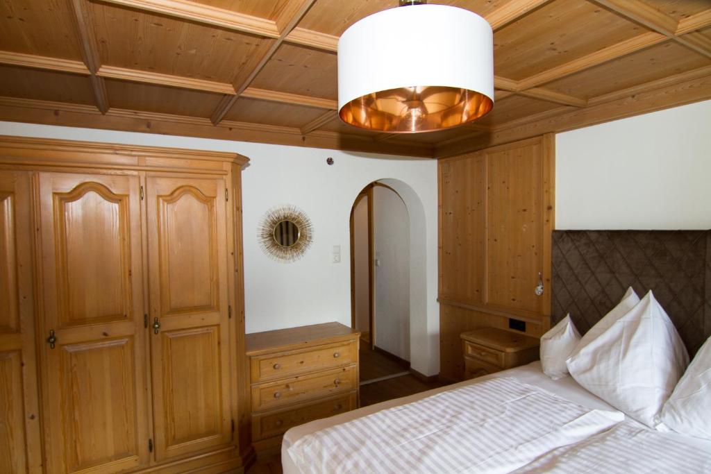 Postel nebo postele na pokoji v ubytování Haus am Sonnenhang