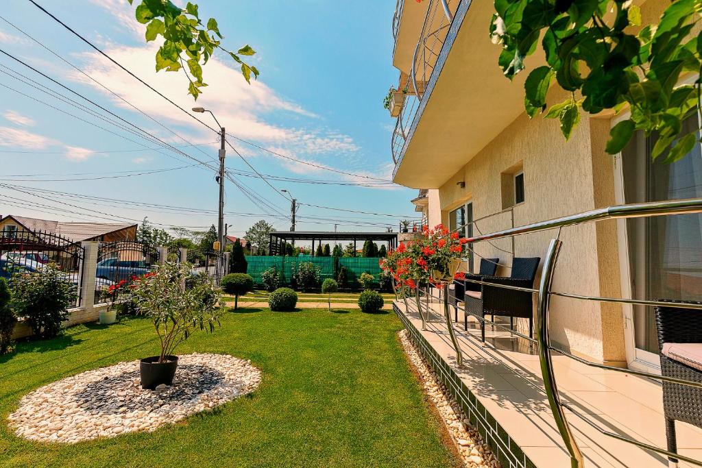 Zahrada ubytování Vila Mosel