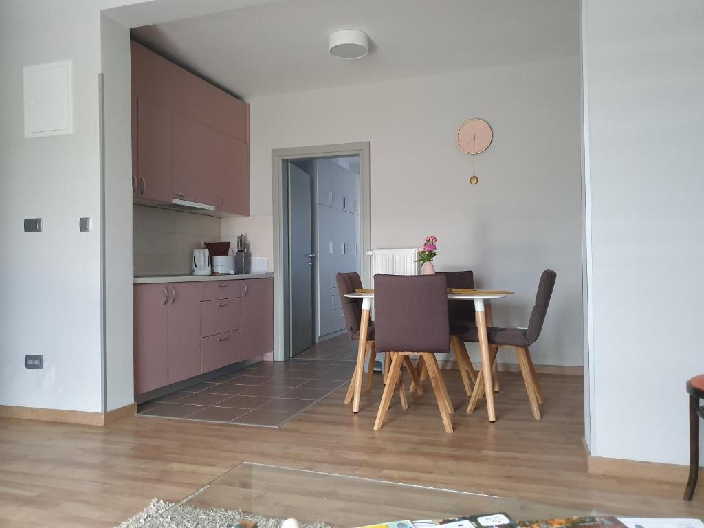 Kuchyňa alebo kuchynka v ubytovaní Apartmani Fenestra -Zagorka