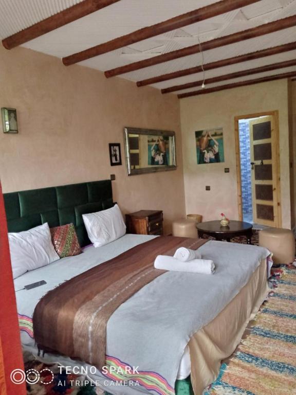 Postel nebo postele na pokoji v ubytování Riad Atlas Garden