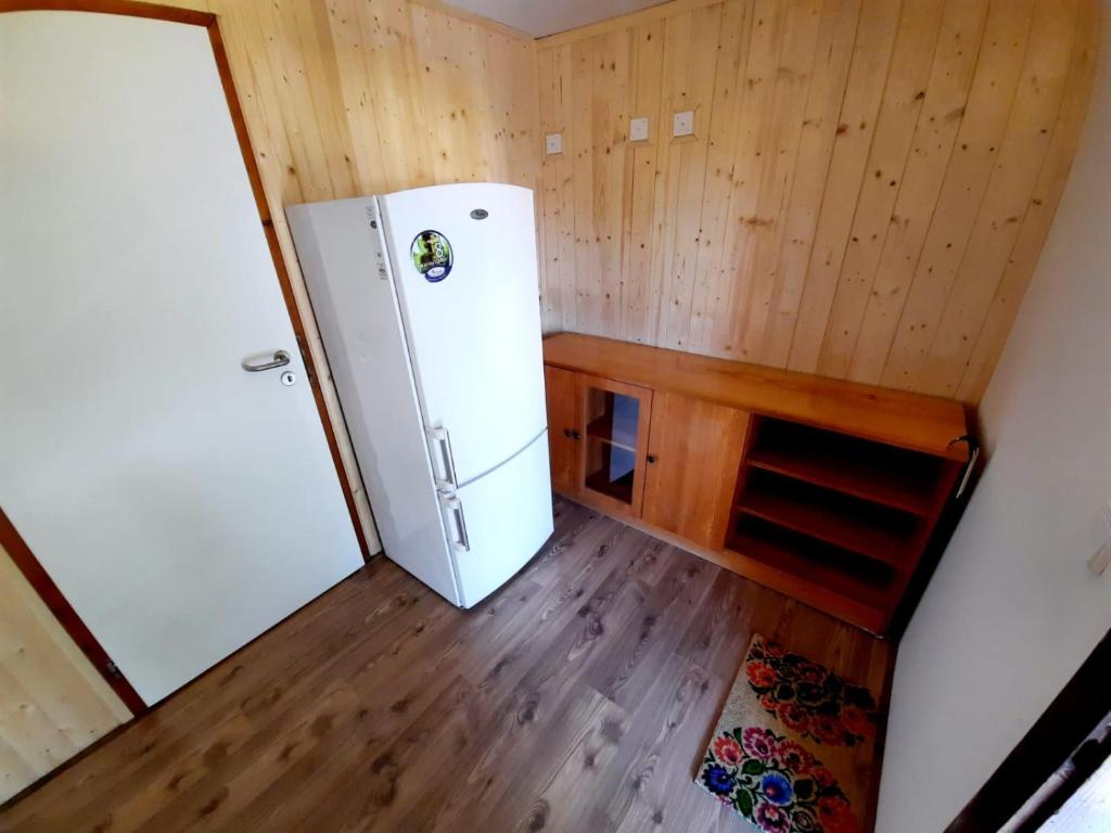 Kuchyň nebo kuchyňský kout v ubytování Malovaný sklípek