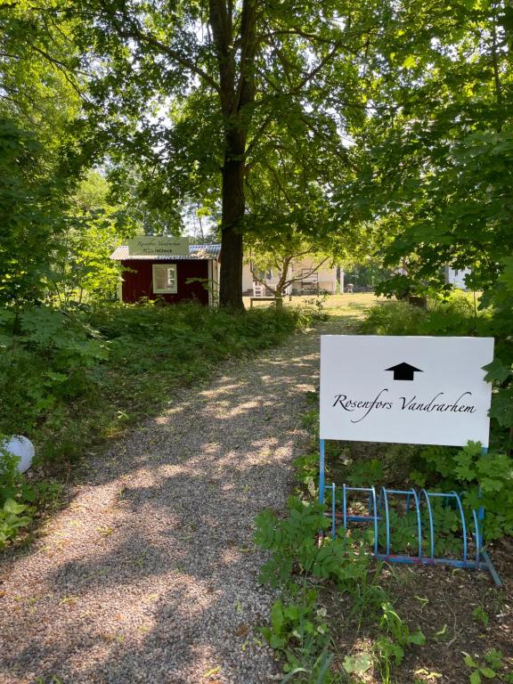 Zahrada ubytování Rosenfors Vandrarhem