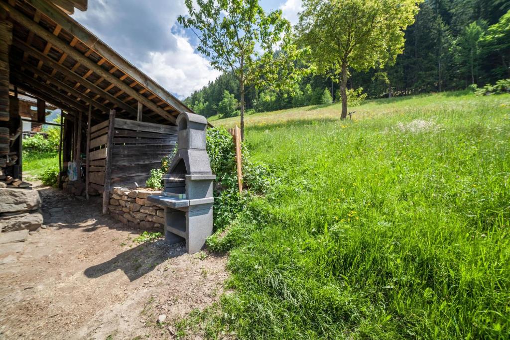 Vonkajšia záhrada v ubytovaní Schnitzers Ferienheisl