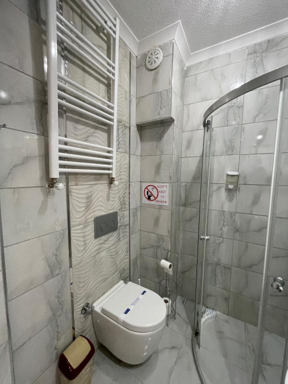 Koupelna v ubytování TEKİNLER OTEL