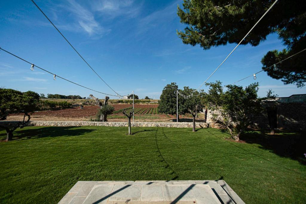 A garden outside Masseria Francescani