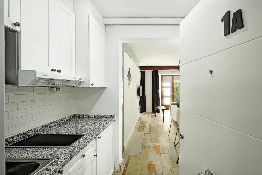 Kuchyň nebo kuchyňský kout v ubytování Pepa Home