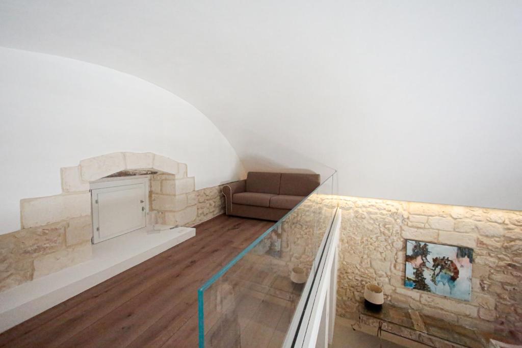 A seating area at Masseria Francescani