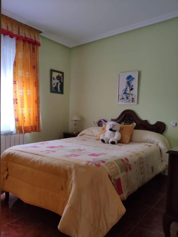Posteľ alebo postele v izbe v ubytovaní CASA LOS ABUELOS