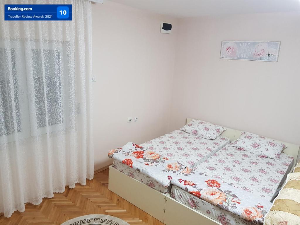 Postel nebo postele na pokoji v ubytování Stavrov Apartment