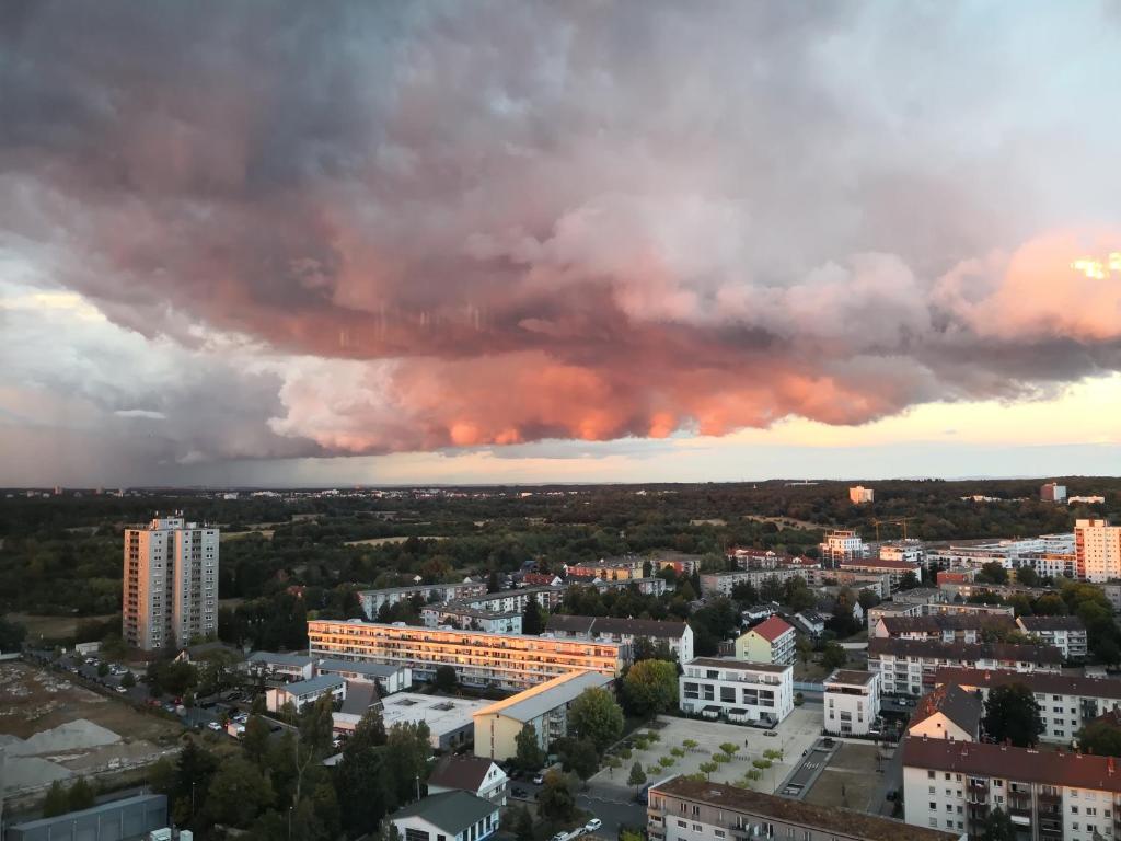 Nespecifikovaný výhled na destinaci Langen nebo výhled na město při pohledu z apartmánu